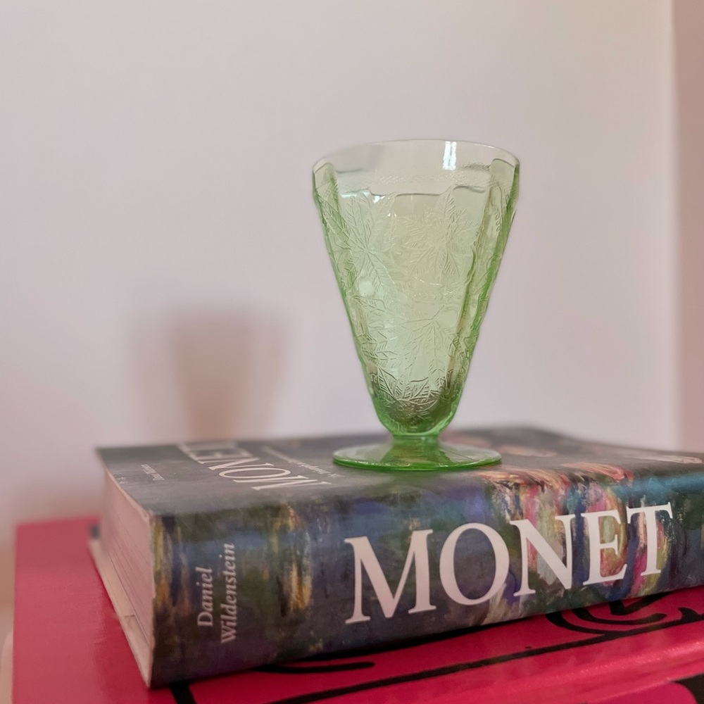 Vintage green glass 💚